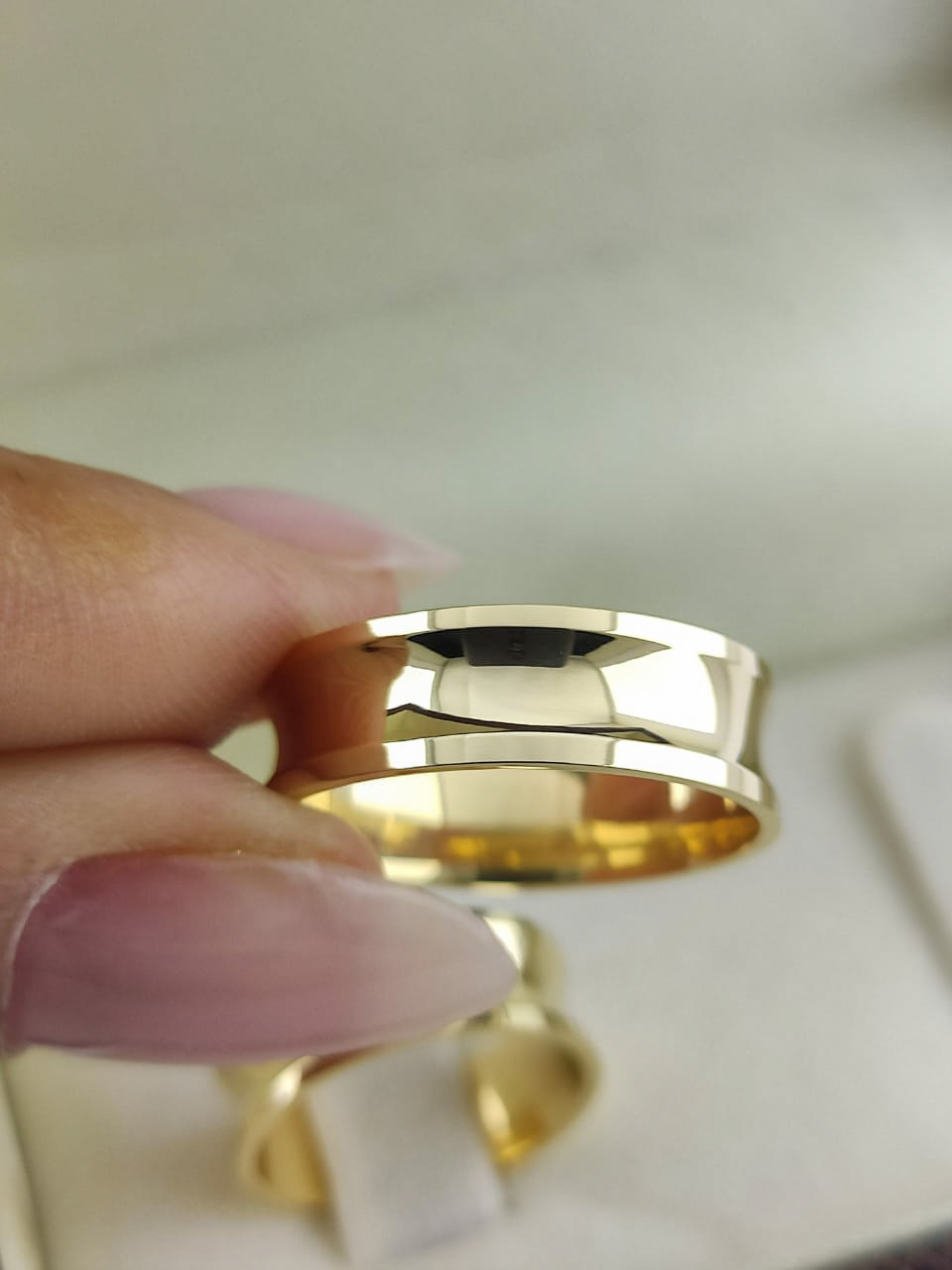 Aliança Côncava em Ouro 18k CV 163 – Conforto Ergonômico – 6mm - Imagem 2